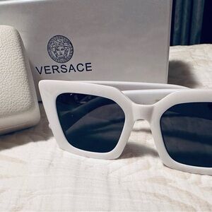 Versace GWP Bold White Sunglasses